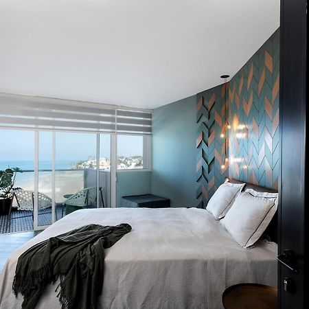 Sea View Stylish 1Br With Balcony By Beachfront Stay Herzelia Eksteriør billede